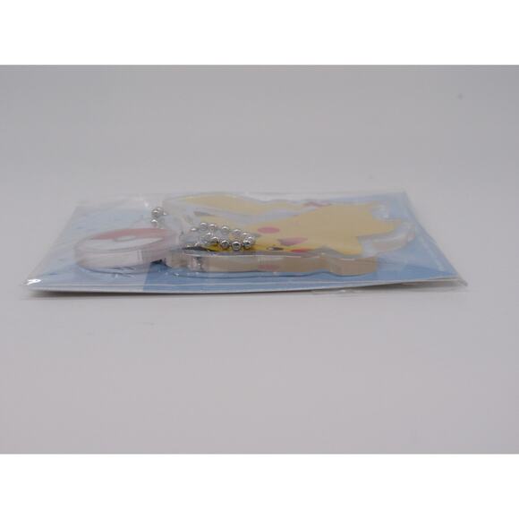 NEW Sealed Leaping Pikachu Acrylic Beaded Keyring Pokeball Meine Rollen Nintendo - Picture 5 of 12